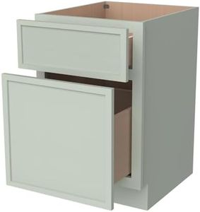 CozyHommie Solid Wood File Cabinet with 2 Drawers, Desk Under-Table Wooden File Cabinet, Suitable for Bedside or Freestanding File Storage Cabinet