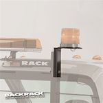 Backrack 81003 Utility Light Bracket; 6.5 in.; Passenger Side; Base For Mounting Round Strobe Lights; For Backrack Truck Bed Racks;