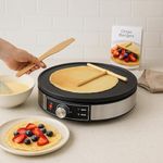 SECRET DESIRE Electric Crepe Maker Adjustable Temperature Control Portable Griddle Cooktop