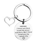 KUIYAI Grandmother Gift Mother’s Day Gift Birthday Gift Memaw I Know You Have Loved Since I Was Born But I Have Loved You My Whole Life Grandmom Gift Ideas From Grandchildren (memaw i knowEU)