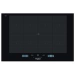 Whirlpool SMP778CNEIXL Built-In Induction Hob, Electric, 77cm wide, 8 cooking zones, Black