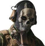 Kuberas Ghost Mask Skull Skeleton Ski Latex Mask Cod MW2 Full Face Mask Halloween Cosplay Costume Props for Adults