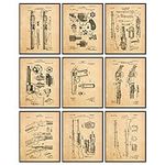 97 Decor Vintage Gun Patent Prints 