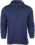 Polo Ralph Lauren Jersey Knit Hoodie Tee (Medium, Navy)