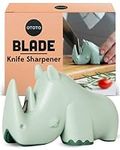 OTOTO Blade Knife Sharpener - Keep Knife Sharper with the Best Knife Sharpener - Fun Kitchen Gadgets BPA-free & Dishwasher-Safe Kitchen Knife Sharpener - Compact