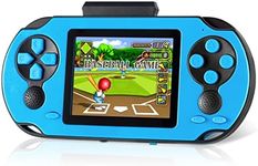 TaddToy 16 Bit Handheld Game Console for Kids Adults, 3.0'' Large Screen Preloaded 230 HD Classic Retro Video Games with USB Rechargeable Battery & 3 Game Cartridges for Birthday Gift for Kids 4-12