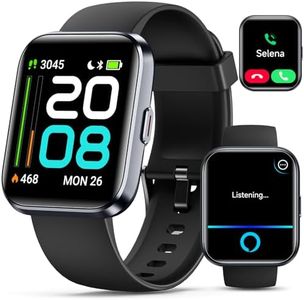 Smartwatch for Women/Men, Compatible with Android & iPhone, 1.8'' Fitness Tracker Watch with Alexa, Call & Notification Alerts, Heart Rate & Sleep Monitor, 120 Sports Modes, Waterproof Smart Watch