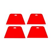 Millie Smoothing Tool-Wallpaper flexible Smoothing Tools, Plastic Spreader Scraper for Adhesive Contact Paper Application Installing Window Film Craft and Painting (4 Pack)