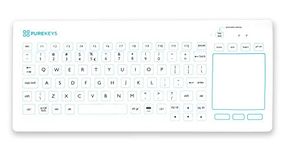 PUREKEYS Medical Keyboard Touchpad USB White