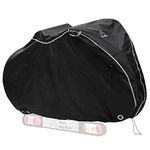 Team Obsidian: Bike Covers | Styles - Outdoor Storage or Transportation/Travel | Waterproof, Heavy Duty, 600D, 300D, or 210D Oxford Ripstop Materials | Sizes L, XL, XXL for 1,2 or 3 bikes