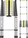 Stanz (TM) Portable 20FT 20 Feet 6 Meter 6M 16 Steps Aluminum Telescoping Extension Ladder