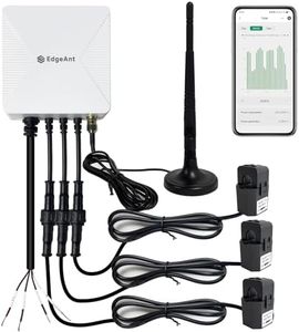 WIFi Energy Monitor with 3 * 80A Clamp, Smart Home Power Monitor Track Electricity in Real Time,WIFi Meter Solar/Net Metering, Home Energy Automation and Control