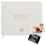 Your Edition Baby Book - Unisex Memory Book for Expecting Mums - Luxury First 5 Years Baby Milestone Book - Pregnancy Gift for NewParents with Checklist Photo Section - Gift Boxed Baby Gift (Cotton)