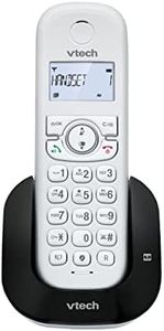 VTech CS1550 Téléphone sans Fil DECT à Double Charge avec répondeur, Blocage d'appel, Identification de l'appelant/Appel en Attente, Haut-Parleur Mains Libres, écran et Clavier rétroéclairés
