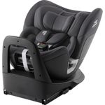 Britax Römer Swivel Baby Car Seat-Convertible (Front & Rear Facing)-6 Positions Recline-360 Degrees Rotation-Deep Side Wings for Maximum Protection-for 0 to 7Y (Upto 30 Kg) (Midnight Grey)