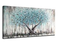 Arjun Tree Wall Art Teal Blue Natur