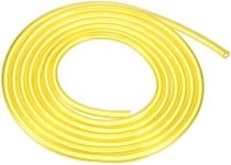 ZAMDOE Gas Fuel Line 2mm x 3.5mm Fuel Hose Pipe Tube for Mowers String Trimmer Chainsaw Blower and Other Power Tools, Common 2 Cycle Engines(4m, Yellow)