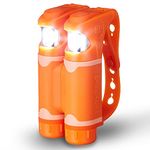 Knuckle Lights Colors - Running Light for Runners, Joggers, Dog Walking, Camping & Hiking. Unique LED Flashlight as an Alternative to Headlamps. A Great Addition to Your Night Reflective Running Gear