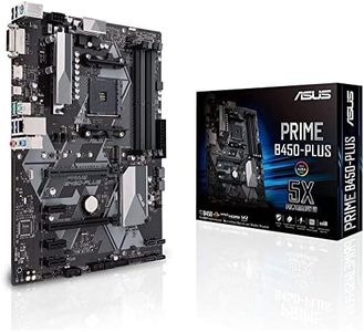 ASUS AMD AM4 ATX Motherboard,DDR4,AM4,B450-Plus, Black