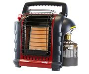 Mr. Heater Portable Buddy with Adaptor - Efficient and Portable Propane Gas Heater for Heating Cartridge System with 7/16 Thread-Reliable, Up to 2.4 kW Output