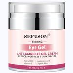 Eye Gel, Best Eye Cream for Appearance of Dark Circles, Puffiness, Wrinkles and Bags. Super Eye Cream Moisturizer Serum for Men & Women (50ml)