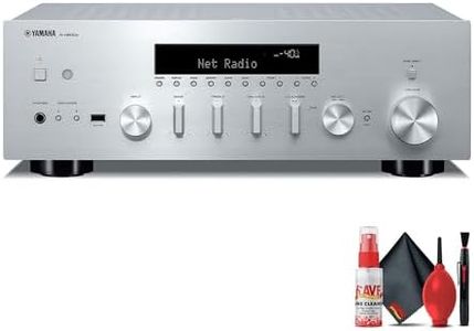 Yamaha R-N600A 2.1-Channel Network A/V Receiver with Streaming, Phono and Built-in DAC (Silver) Bundle with Cleaning kit