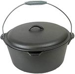 Cuisiland Cast Iron Dome Lid Dutch Oven 9 Quarts