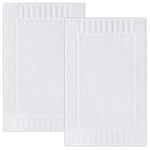 White Classic Luxury Bath Mat Floor