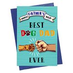 D24TIME Happy Father’s Day Card for Dog Dad