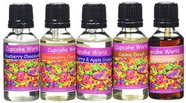 Cupcake World Dessert Dreams Selection Food Flavouring Bottles 28.5 ml (Pack of 5)