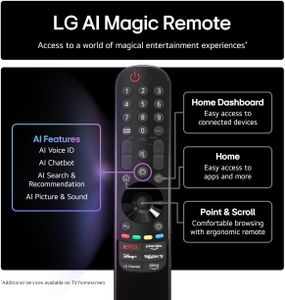 LG 85" 4K Smart TV – Ultra HD LED, Voice Control