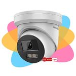 Godanicam HIK 8MP Smart Hybrid Light Full Color POE IP Camera with Built-in Microphone，Human and Vehicle Detection，2.8MM Fixed Lens Camera Outdoor（DS-2CD2387G2H-LI(U)）(2024 New Version)