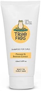 TRue FRoG Shampoo For Curly, Wavy, Dry and Frizzy Hair With Flaxseed and Beetroot Extract For Cleansing, Moisturizes And Adds Shine To Hair For Women & Men, Sulphate and Paraben Free - 150 ml