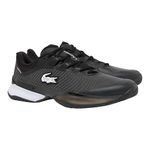 Lacoste Women's AG-LT23 Ultra Tennis Shoes, Black & White, 7