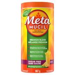 Metamucil, Premium Blend, Daily Psyllium Husk Powder Supplement, Sugar-Free with Stevia, 4-in-1 Fibre for Digestive Health, Orange Smooth Flavored Drink, 114 Servings