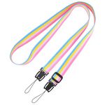 Sunmns Camera Neck Shoulder Strap Compatible with Mini 11/9/ 8/90/ 8+/ 70/40 Instant Film Camera, Rainbow