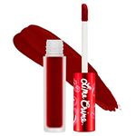 Lime Crime Velvetine FEELINS. Long Lasting DEEPEST TRUE RED Liquid Matte Lipstick (0.088 fl oz / 2.6ml)