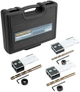 POWERTEC 71397 Ultimate Doweling Jig Kit, for Pocket Hole Joint Assembly, Woodworking & Welding