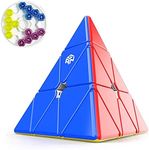 Cubelelo GAN Pyraminx Stickerless Magnetic Enhanced Speed Cube Magic Triangle Puzzle