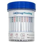 UKDrugTesting Ultra Sensitive Drug Testing Cup Kit Cannabis Cocaine Opiates and More in 1 Drug Test