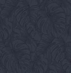 Scott Living SLS3978 Indigo Borneo Peel & Stick Wallpaper, Blue