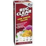 AMK® Bug Clear 480ml Ultra Concentrate Vine Weevil Flowers Fruit Veg Pest Larvae Control Killer