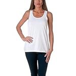 Sofra Womens Loose Fit Tank Top Rel