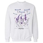 Custom Grandma Sweatshirts, Grandma with Grandkids Dragonfly Mother's Day Shirt