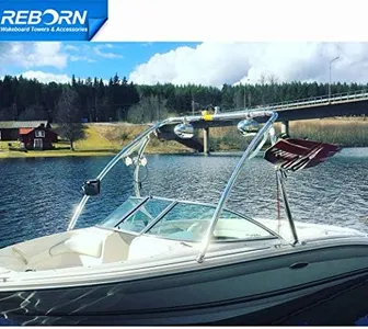Reborn elevate wakeboard tower shining polished