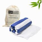 Ryt'sense 100% Bamboo Bath Towel | Ultra Soft, Absorbent, Quick Dry Towels for Bath,Gym,Pool<|Towels Form Men, Women |75 x 160 CM| 250 GSM(Turkish, Cobalt Blue, Set of 1)