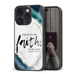 Christian Bibles Verse Phone Cases for Women Girls for iPhone 5 6 7 8 11 12 13 14 15 16 Pro Max Plus Mini X, for Samsung Galaxy S20 S21 S22 S23 S24 Note A Z Series, Moto, Pixel 6 7Pro (Faith)