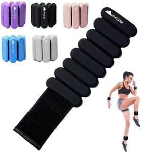 2Lbs Wrist Ankle Weights for Women - Wearable Arm Leg Bangles Weight Set of 2(1Lb Each) Adjustable Weighted Wristbands for Home Gym Workout, Walking, Pilate, Yoga, Exercise, Barre, Strength Training