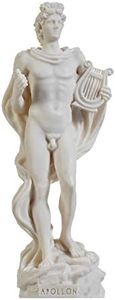 BeautifulGreekStatues Apolo Dios De La Música Poesía Arte Escultura Estatua de alabastro 23cm
