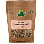 Organic White Peppercorns 250g by Hatton Hill Organic - Free UK Delivery